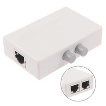 Mini 2 Port RJ45 RJ-45 Network Switch Ethernet Network Box