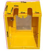 Gas Meter Box Home Fiberglass Gas Table Box Outdoor Decoration Case Outdoor Gas Meter Protection Shelter Hood