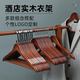 Seamless and non-bulging retro color clothes hangers manufacturer wholesale