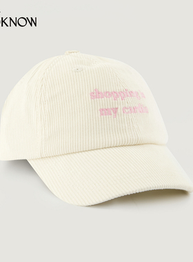 maison labiche LOOKNOW26秋季新品黑色老友记合作系列刺绣鸭舌帽