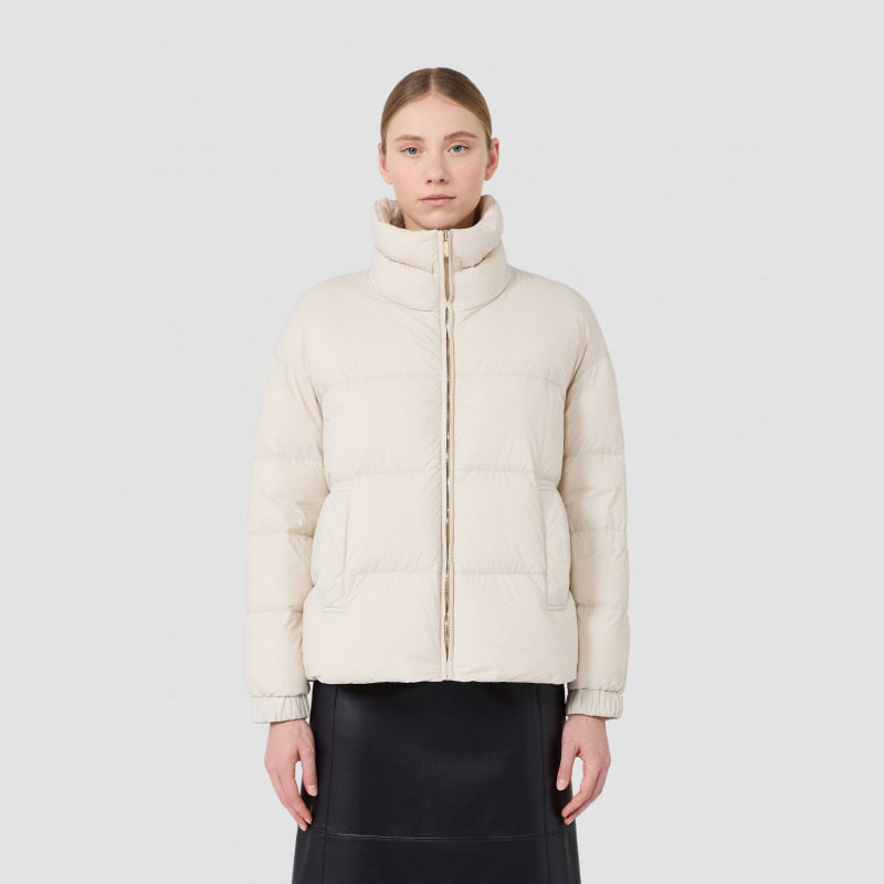 【秋冬新降】MaxMara 26新品女装立领短款羽绒服9486196506 服领实拍商品图