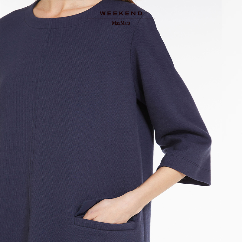 Weekend MaxMara 2024春夏新款女装圆领针织连衣裙5621024106 - 图2