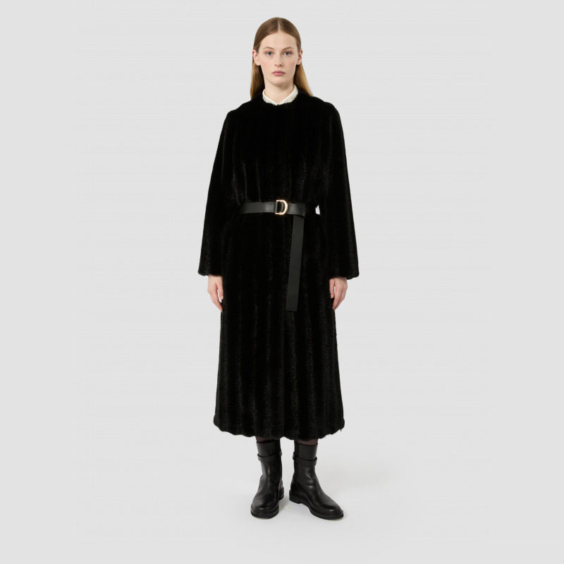 【秋冬新降】MaxMara 26新品女装蓬松束腰质感大衣6456016206& 秋冬女装实拍商品图