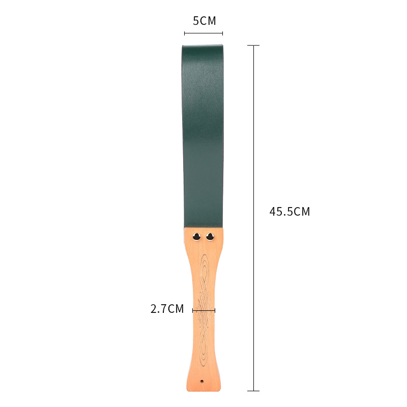木柄皮拍皮鞭spank工具实木双层牛皮拍子鞭子小圈实践工具笼中鸟 - 图3