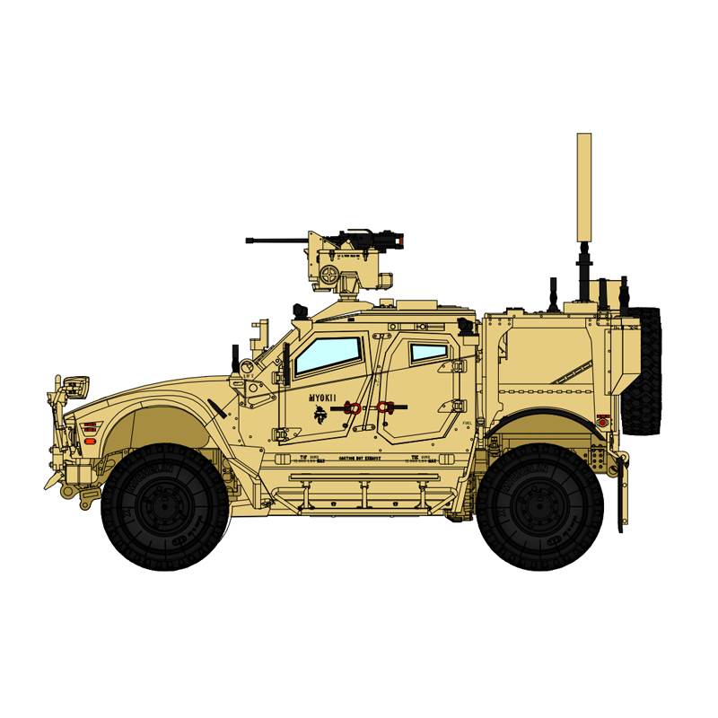 3G模型TM-72A06M1277M-ATV轮式防地雷伏击保护车特典版1/72-图2