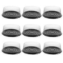 Clear Cake Boxes 10Pcs Plastic Cake Container Lid Reusable