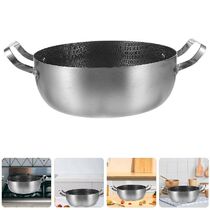 Stock Pot Stainless Steel Cooware Double-handle Hot Pot