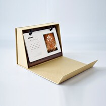 2021 Terra customized enterprise to book and make a delivery gift 8 inch lunar calendar Genesis Imagery Calendar Diy Production