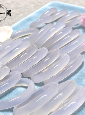 天然白月光玛瑙玉手镯正品冰种玉髓高冰透马料荔枝冻轻奢女生礼物