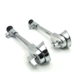 Джаз флангар, барабан с частями с барабанами, железополиденные серебряные барабанные ножки серебряной барабаны