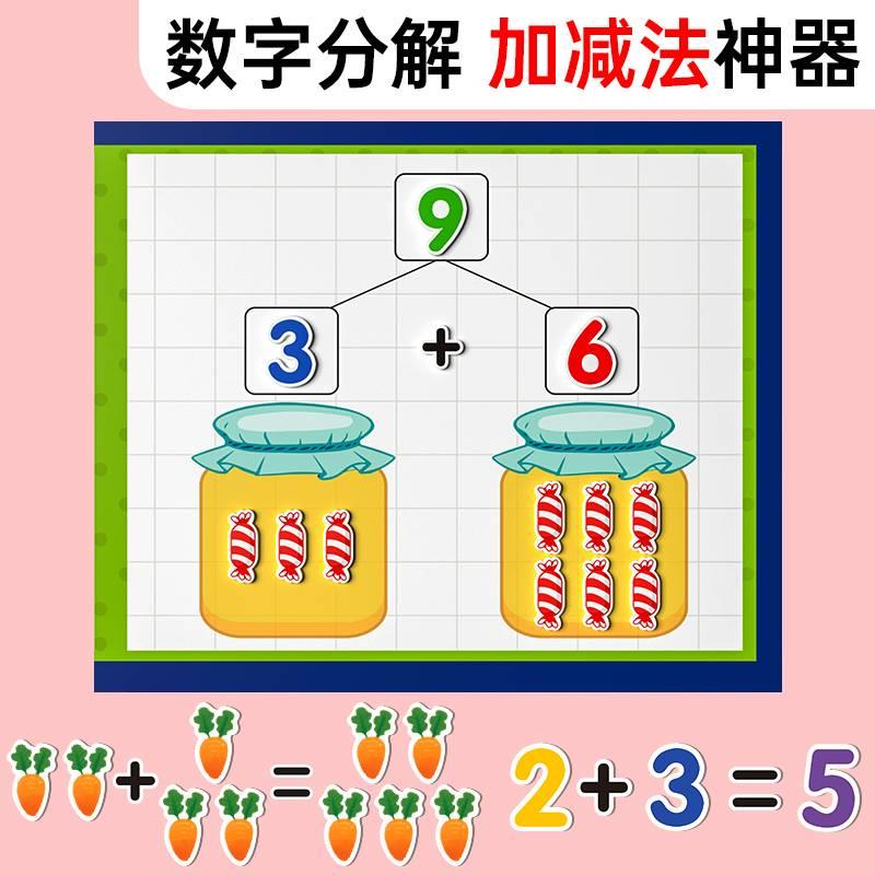 发幼岁儿童启蒙算数字分解具玩1见描述-5益智力开数学习加减法教 - 图2