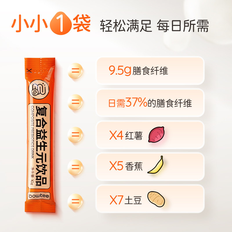 宝体安复合益生元儿童成人水溶性膳食纤维低聚果糖95浆嗯嗯顺畅