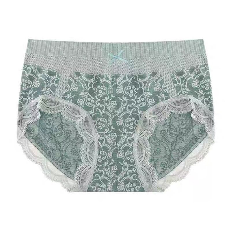 女士纯棉档中高腰提臀透气三角裤头 太达香内裤