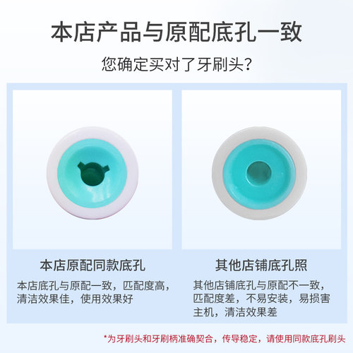 适配华为智选电动牙刷刷头lebooo力博得替换头LEBOND通用成人儿童 - 图1