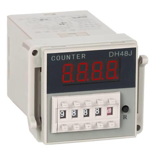 ZOFR中继 数显计数器 DH48J电子式计数继电器AC220V 380V DC24V - 图0