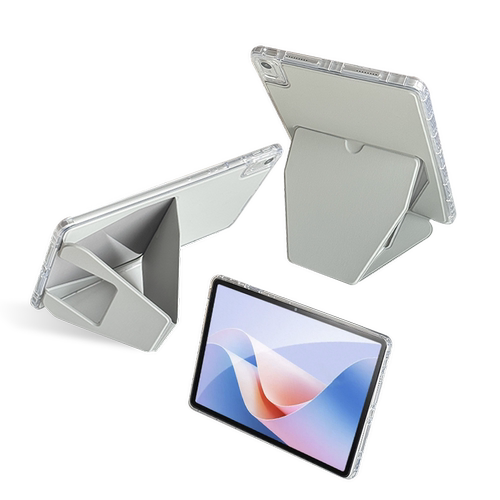 折叠支架皮质亚克力适用华为matepad11.5Sair12寸小米pad7pro平板电脑保护单壳SE26款11套防摔高级感磨砂横竖 - 图3