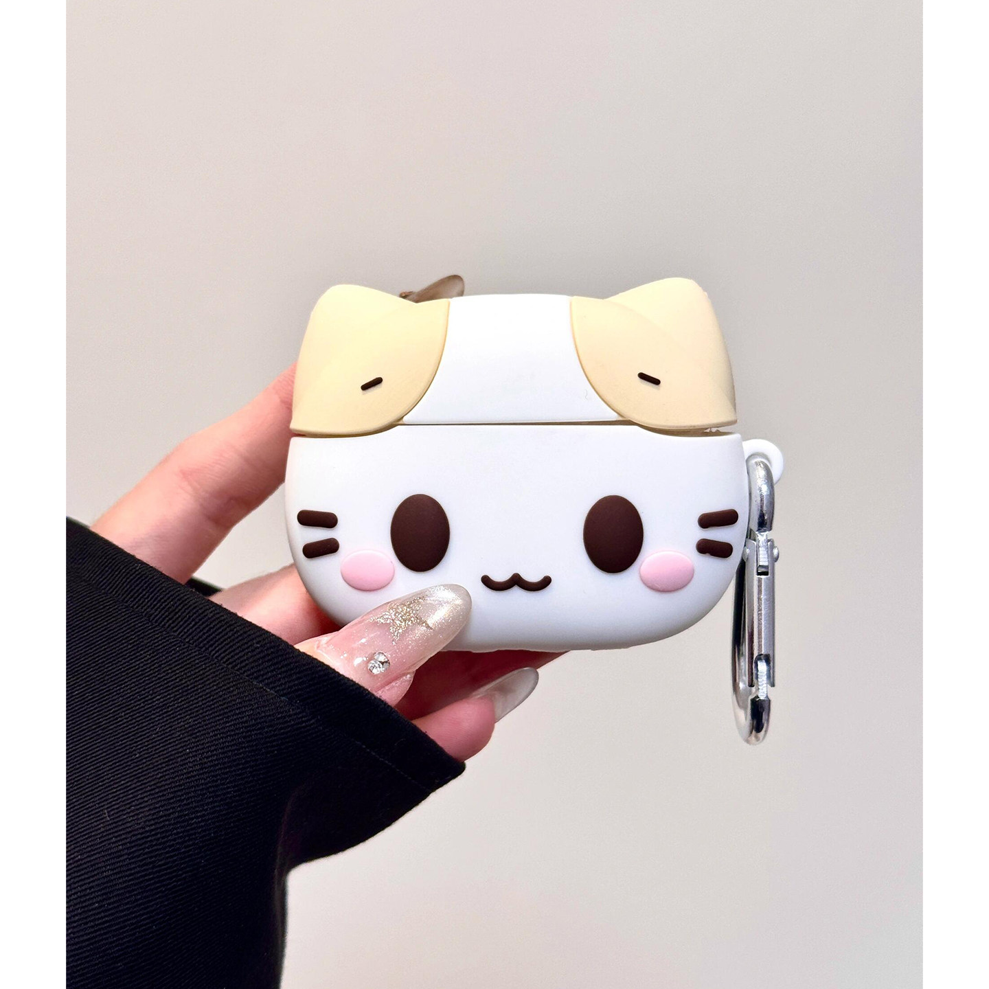 日系可爱棉花糖猫咪适用airpods3保护套airpodspro3代苹果耳机保护壳airpods1/2耳机套硅胶三代4代软壳pro2女,淘宝优惠券,粉丝福利购,淘宝优惠卷