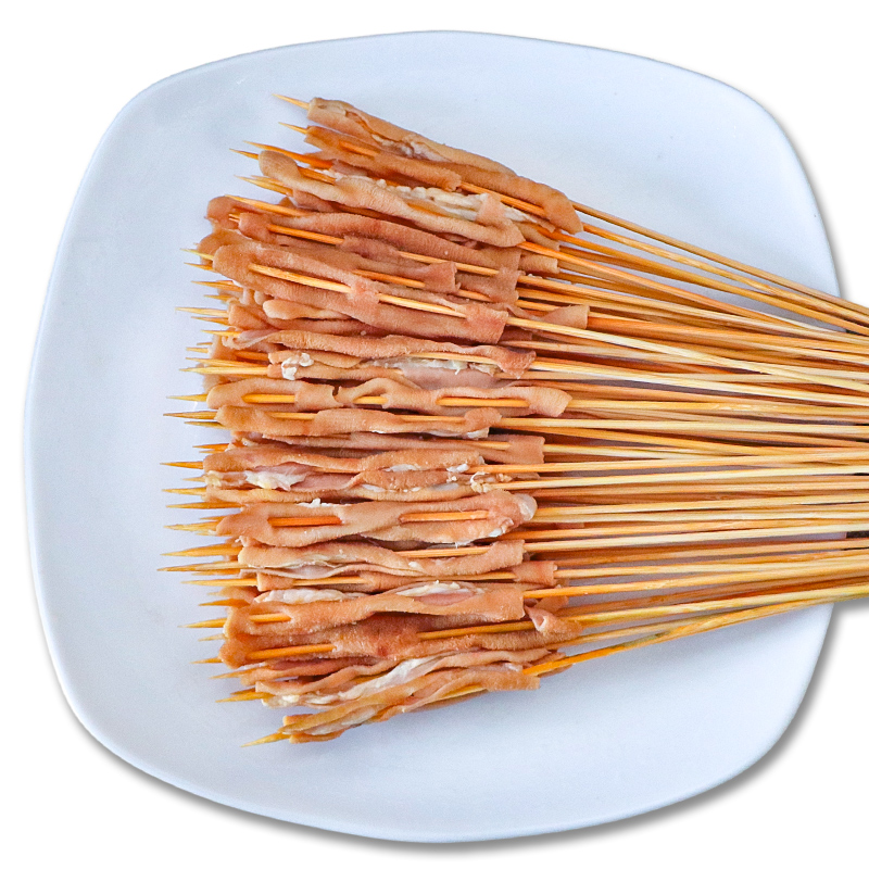 网红手把鸭肠串烧烤商用小鲜肉夺命铁板烧烤串食材冷冻油炸小吃 - 图3