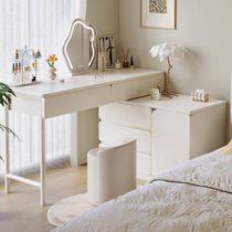 Dresser Bedroom Modern minimalist cream Wind bucket Nightstand Dresser MAKEUP TABLE INTEGRATED GIRL MAIN SLEEPER COSMETIC TABLE