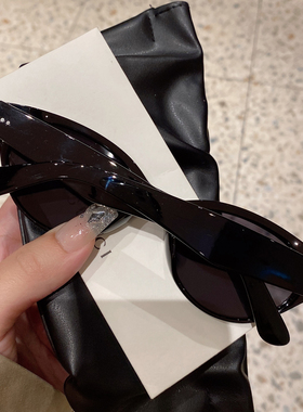 墨镜女款高级感小脸欧美复古风猫眼2025新款网红太阳镜可配有度数