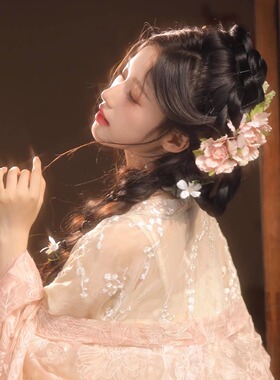 【樱花】唐风发夹女后脑勺边夹