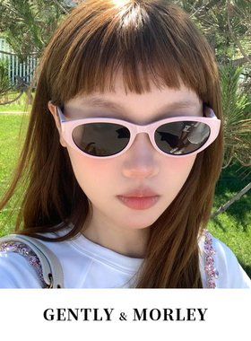 GM可折叠猫眼墨镜女显脸小