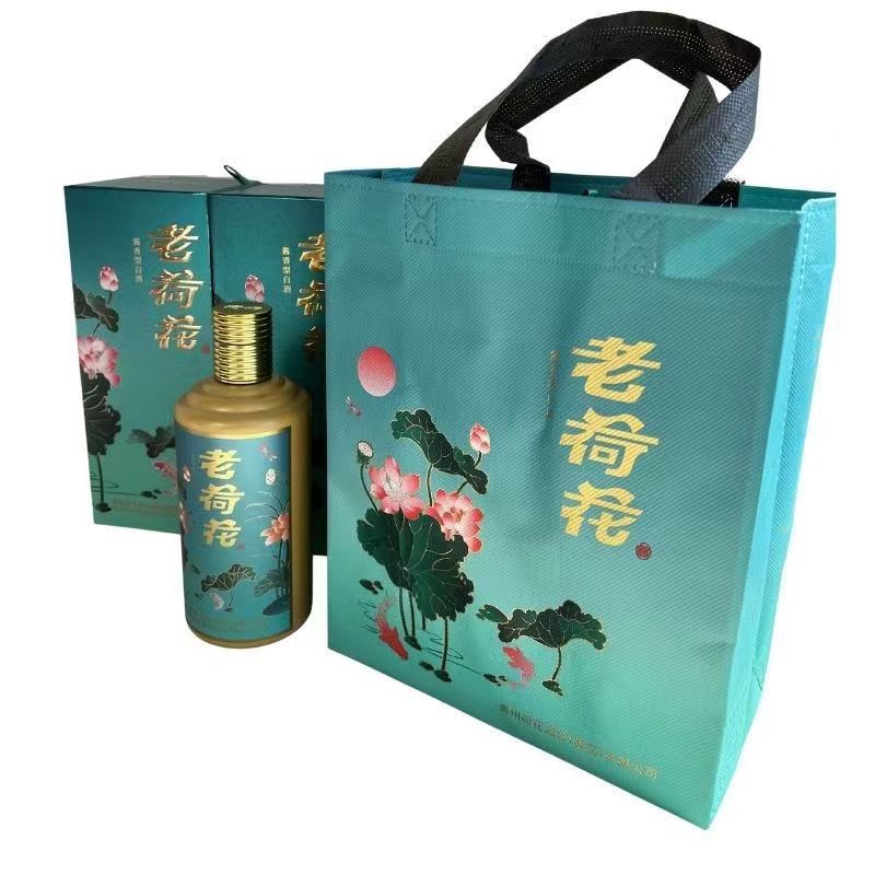 2021年老荷花 华致酒行老荷花夏荷 53度500ml*6瓶整箱酱香型白酒 - 图3