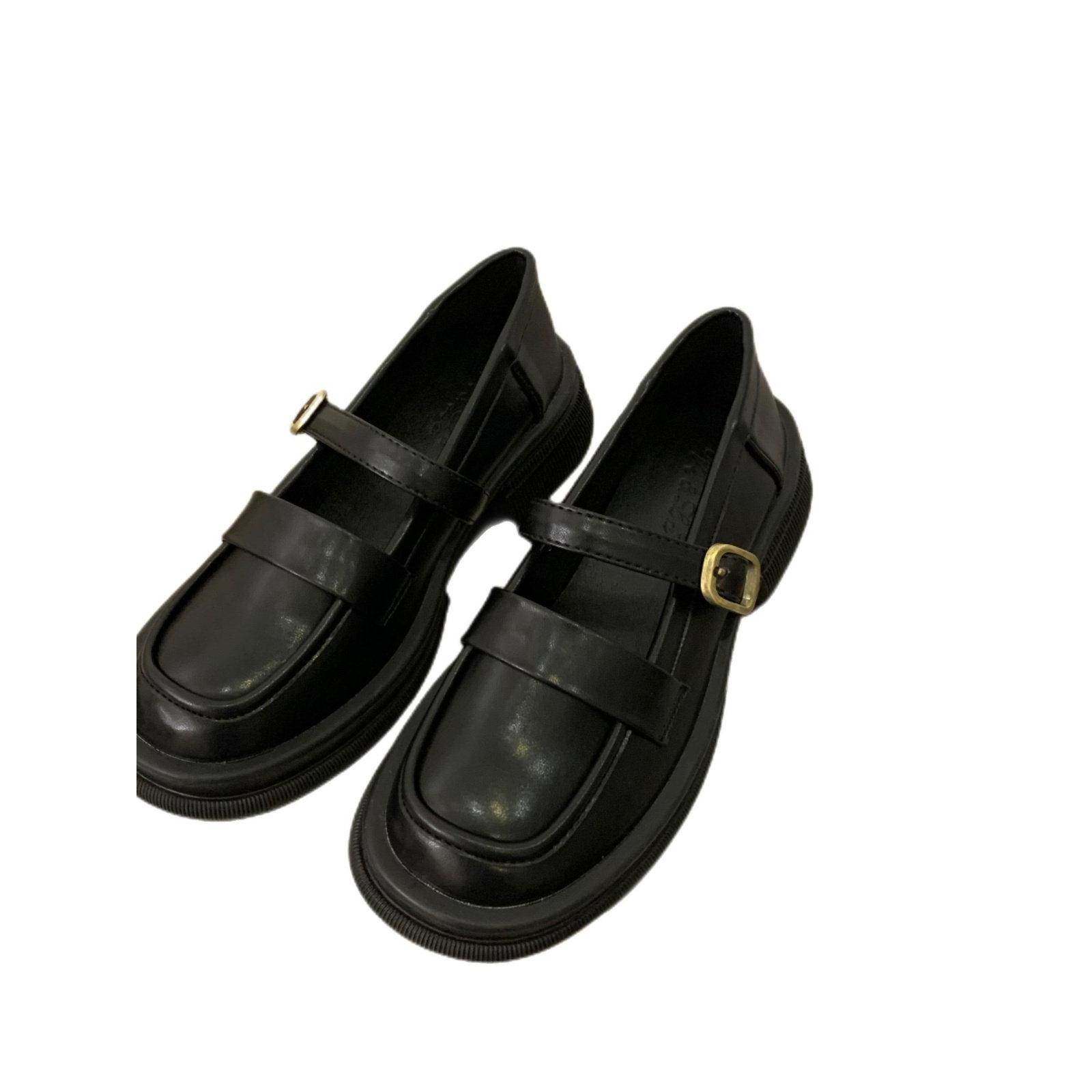 时尚品牌厚底黑玛丽简Jk平底女鞋2025新款秋夏小众Loft英伦风格小,淘宝优惠券,粉丝福利购,淘宝优惠卷