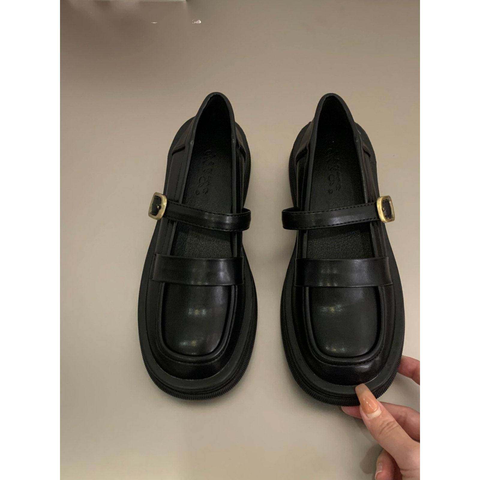 时尚品牌厚底黑玛丽简Jk平底女鞋2025新款秋夏小众Loft英伦风格小,淘宝优惠券,粉丝福利购,淘宝优惠卷