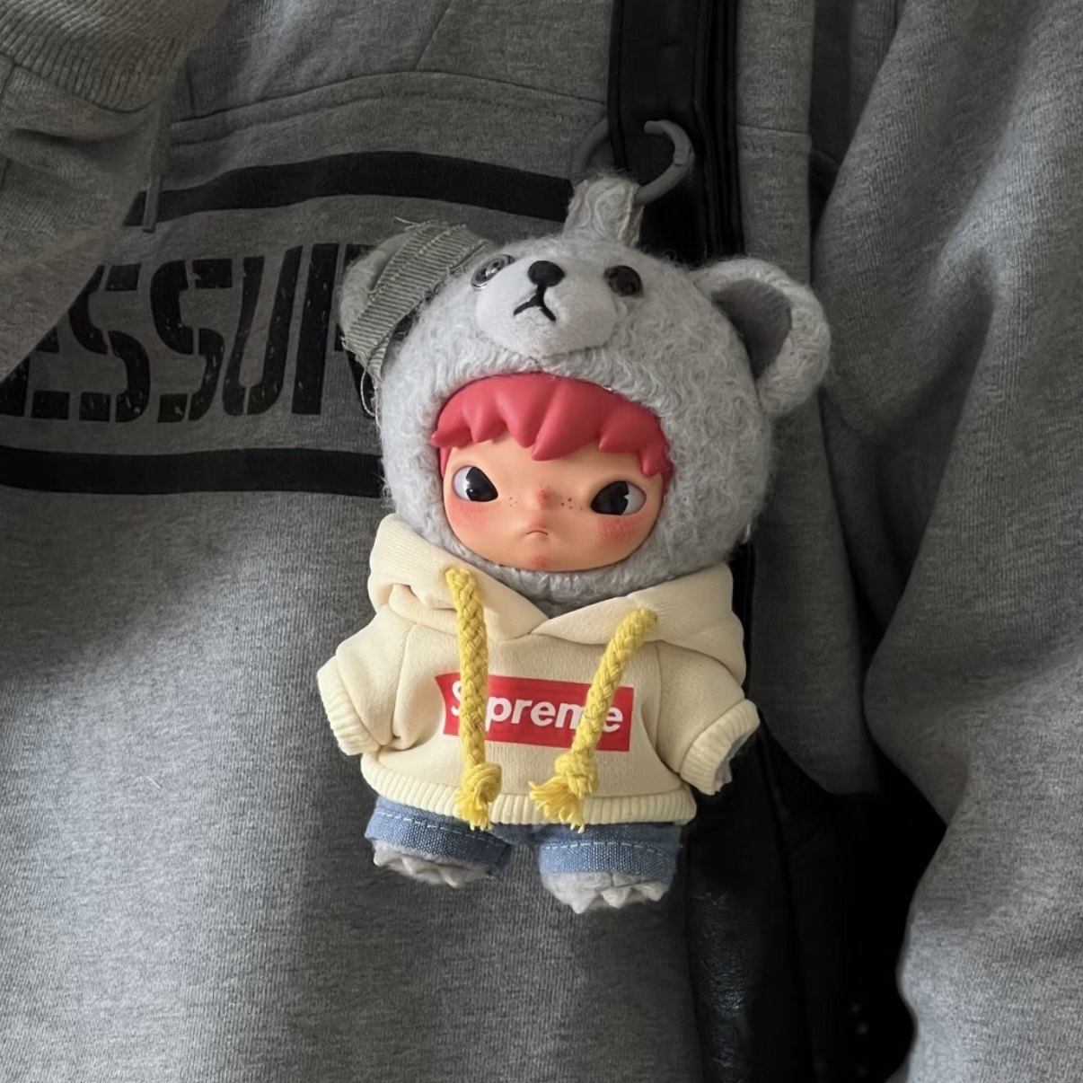 泡泡玛特新款小野公路日志搪胶城市浮尘娃衣10cm公仔服Hirono拓印,淘宝优惠券,粉丝福利购,淘宝优惠卷