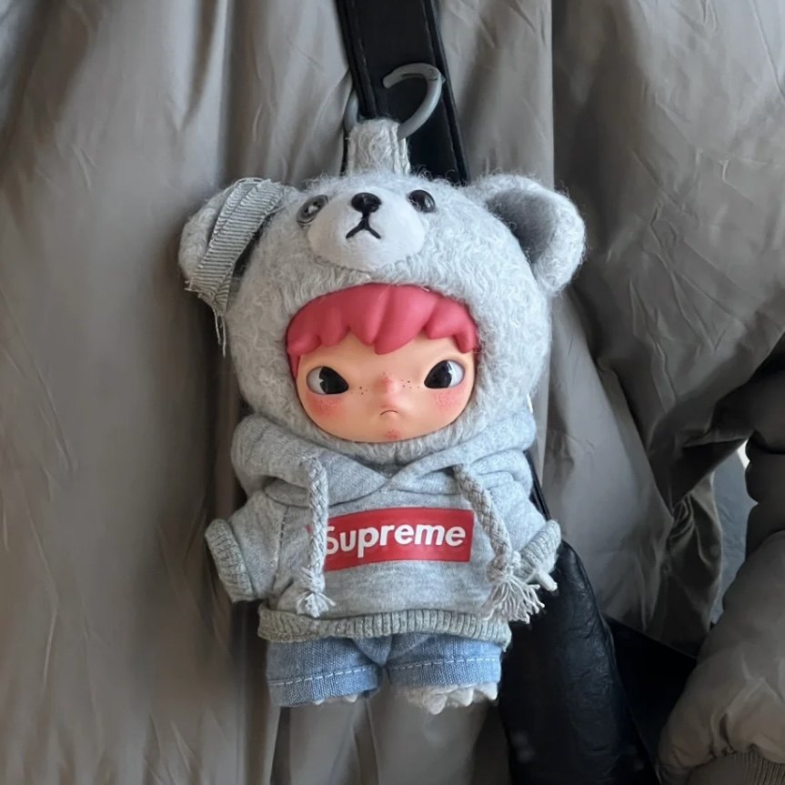 泡泡玛特新款小野公路日志搪胶城市浮尘娃衣10cm公仔服Hirono拓印,淘宝优惠券,粉丝福利购,淘宝优惠卷