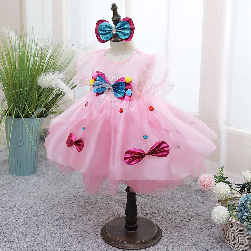 幼儿园舞蹈元旦蓬蓬纱裙女童合唱服 abouthoney民族服装/舞台装