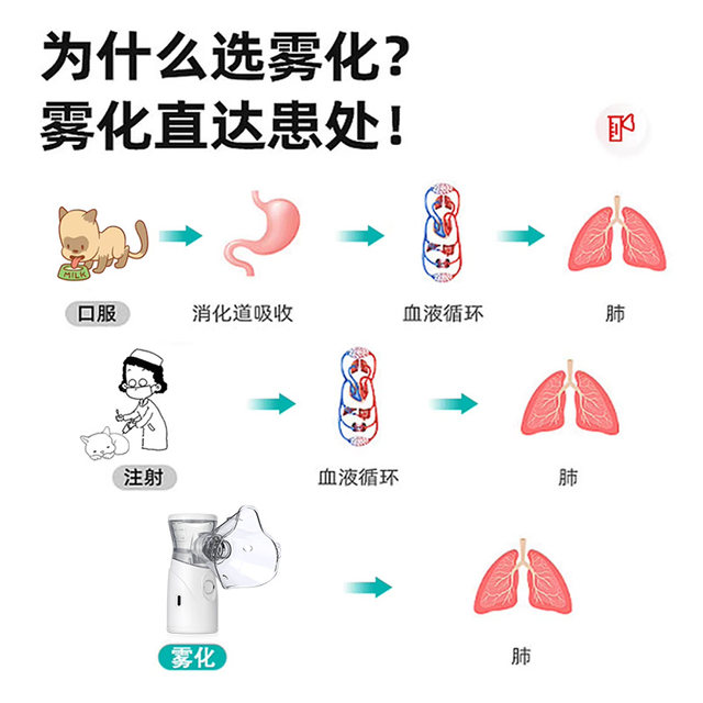 SF Express! Pet cold cough atomization package