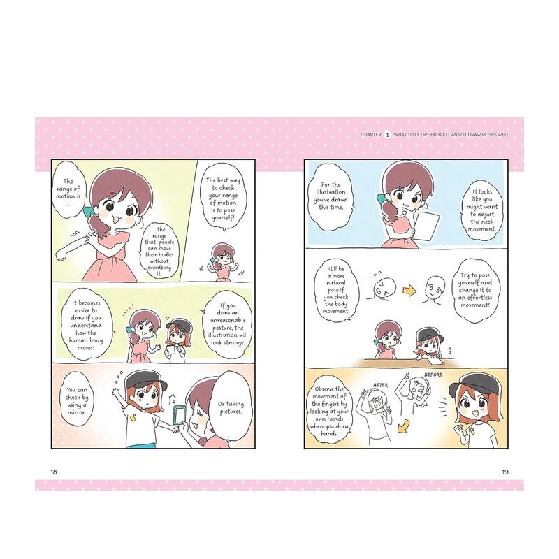 【预售】孩子们的漫画造型绘画书：简单教程 第2卷 Learn to Draw Manga Poses for Kids 原版英文艺术画册画集 正版进口图书 - 图2