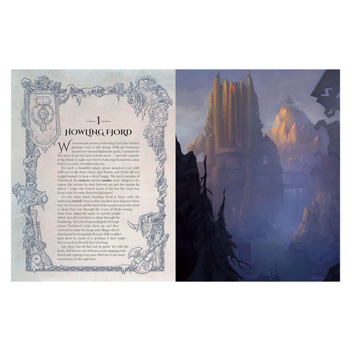 【现货】英文原版 魔兽世界：探索诺森德 World of Warcraft: Exploring Azeroth - Northrend 插画原画设定集 正版进口书籍 - 图1