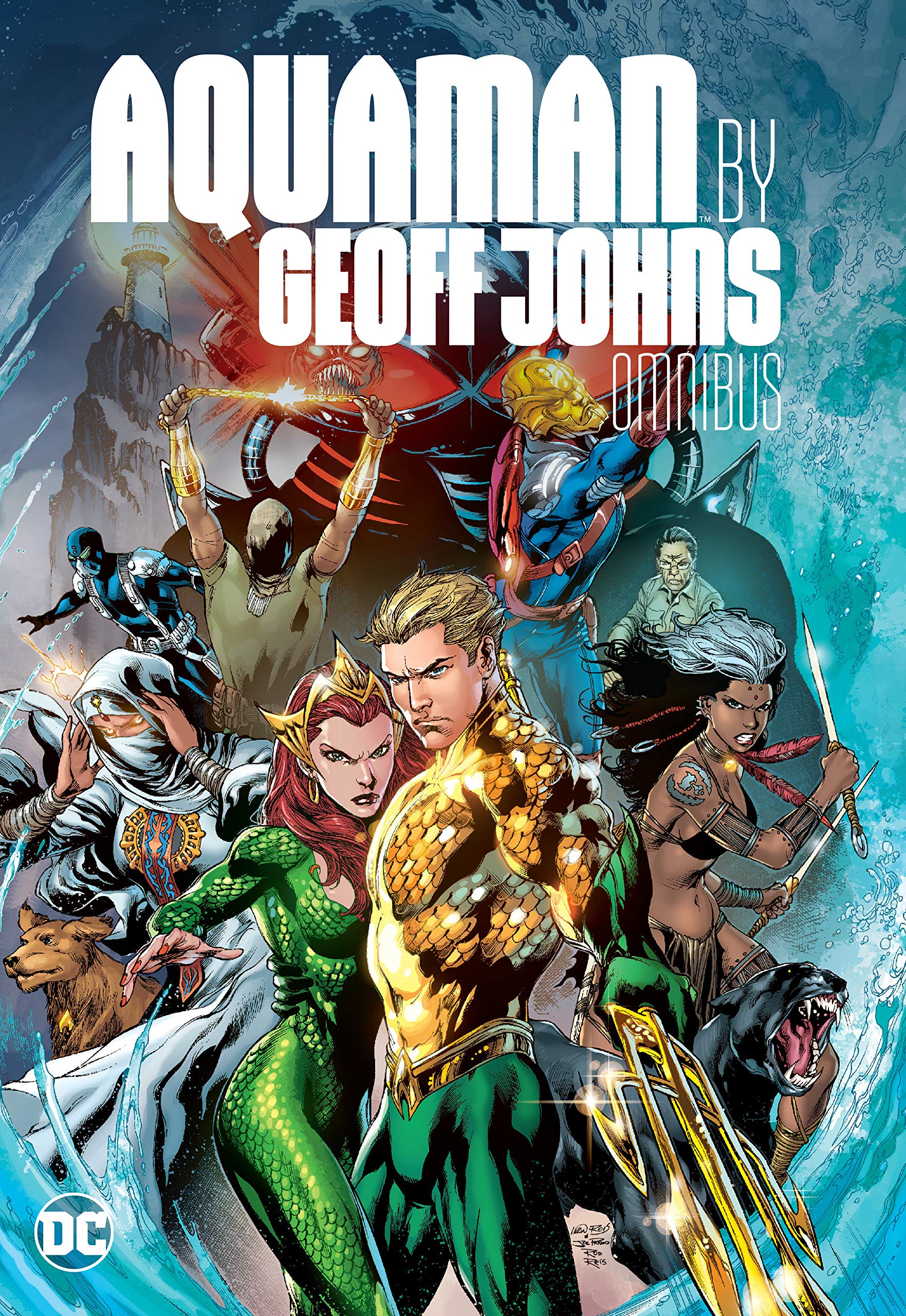 【预售】英文漫画 海王/水行侠 Aquaman by Geoff Johns Omnibus  精装 英文原版进口书籍【善优图书】 - 图1