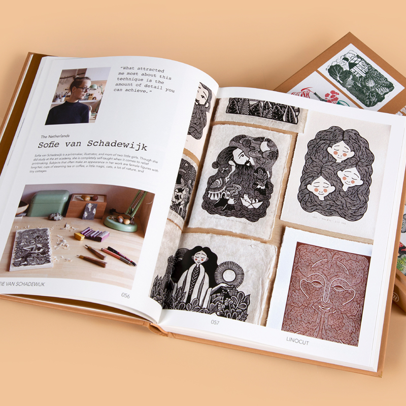 【预售】【KJ】一版一世界：版画家和他们的故事 Carving Blocks: Printmakers and Their Stories英文艺术画册 Sandu三度进口书-图0