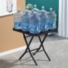 Qijiayufu foldable tempered glass dining table round table