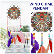 5D DIY Diamond Painting Wind Chime Pendant Crystal Jewelry