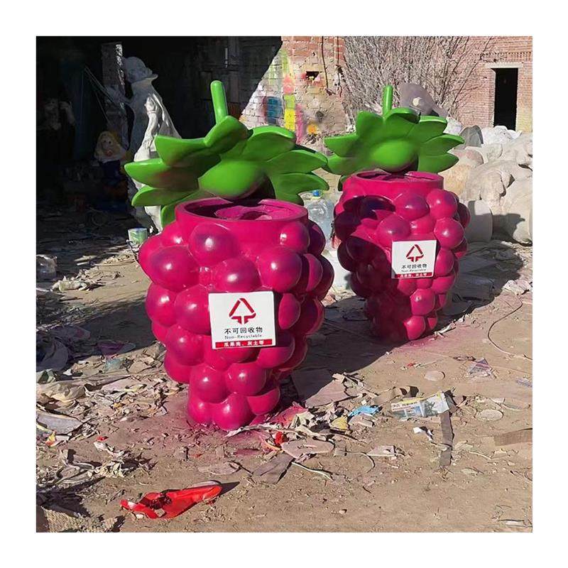 户外园林卡通水果蔬菜垃圾桶雕塑商场公园网红景区玻璃钢仿真摆件,淘宝优惠券,粉丝福利购,淘宝优惠卷