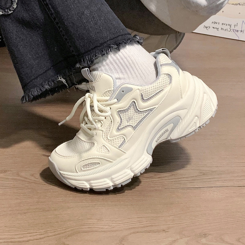 回力粉色老爹鞋女春季新款透气百搭鞋子ins潮小众女鞋轻便运动鞋,淘宝优惠券,粉丝福利购,淘宝优惠卷