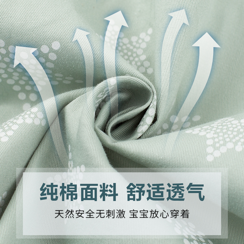 Cute Baby Story Cartoon Pure Cotton Eating Waterproof and Anti-Dirty