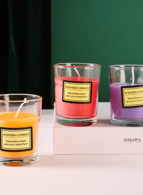 香薰蜡烛助眠持久香氛生日礼物