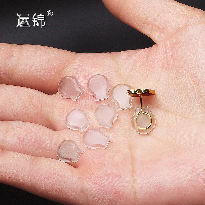 黄金弯钩耳堵固定器 防滑软垫 耳钉后塞耳堵耳环蚊香盘耳夹防痛垫,淘宝优惠券,粉丝福利购,淘宝优惠卷