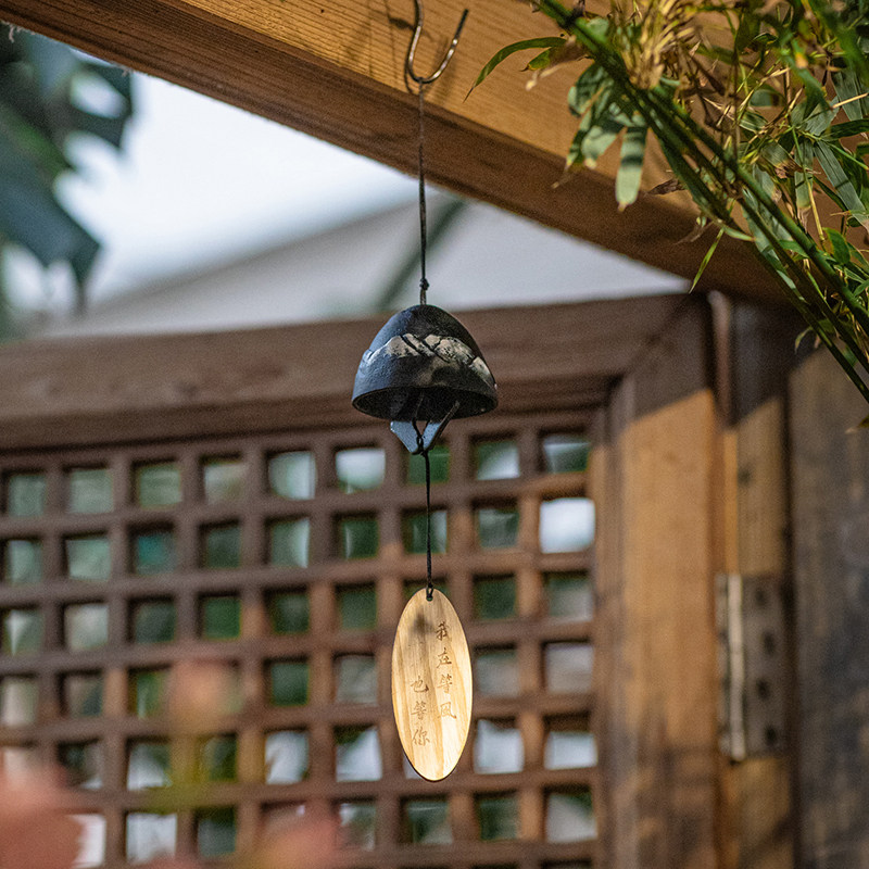 户外风铃挂件古风阳台庭院挂饰铸铁铃铛摆件悬挂吊饰院子造景装饰,淘宝优惠券,粉丝福利购,淘宝优惠卷