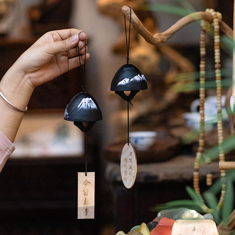 户外风铃挂件古风阳台庭院挂饰铸铁铃铛摆件悬挂吊饰院子造景装饰,淘宝优惠券,粉丝福利购,淘宝优惠卷