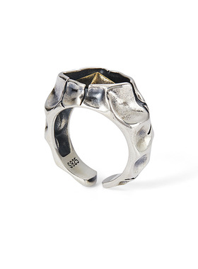 FuGui 欧美复古《撕裂星芒》戒指 男潮个性高街指环开口单身戒ins