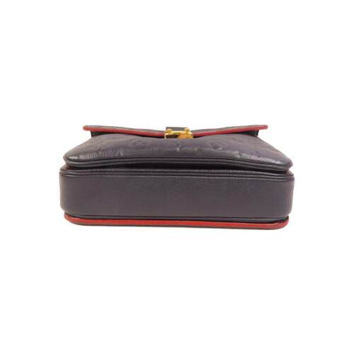 中古LV路易威登女包A级95新shoulder bag斜挎包牛皮斜挎包蓝色 - 图2