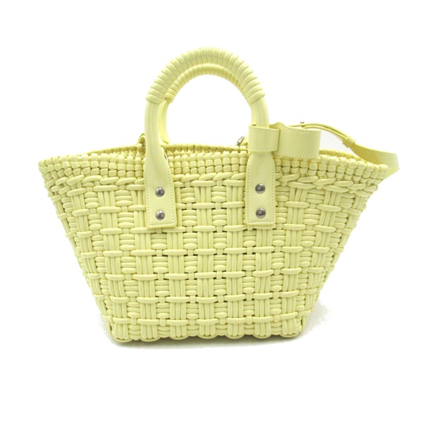 中古Balenciaga巴黎世家女包A级95新Bistro Basket XS手提斜挎包 - 图0