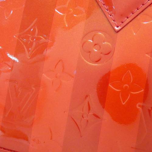 中古LV路易威登女包A级95新Vernis Rayeur Alma贝壳包漆皮斜挎包 - 图1